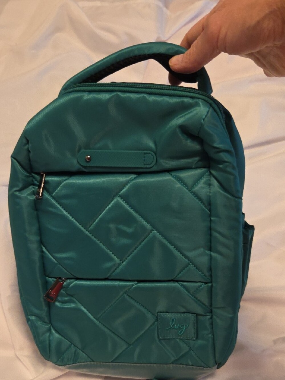 lug Green Quilted Hopper Shorty Backpack - Picture 3 of 9